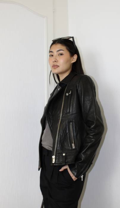 Black leather jacket IRO