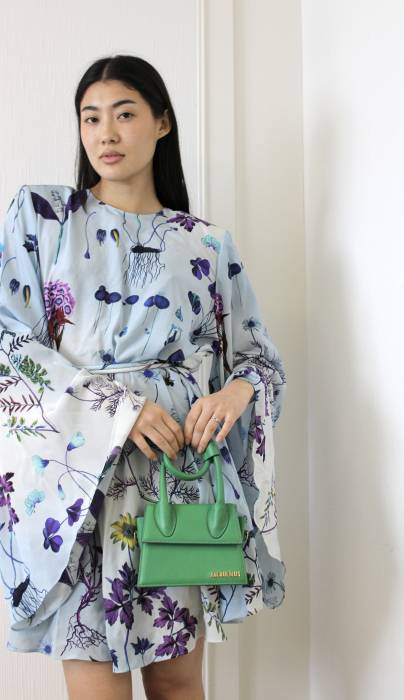 Green leather Chiquito bag Jacquemus