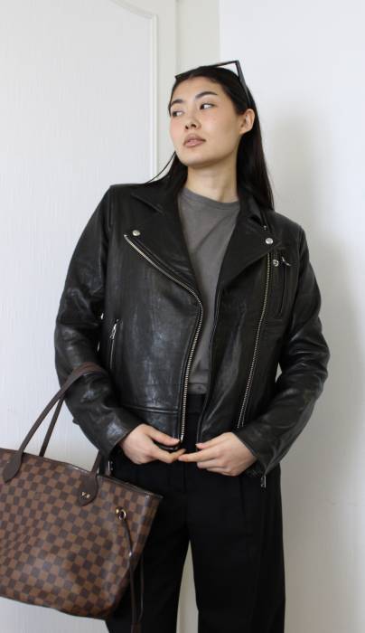 Black leather jacket IRO