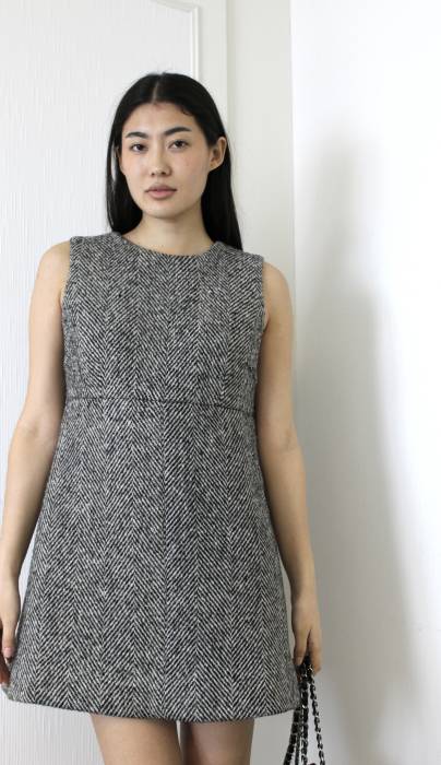 Grey wool dress Dolce & Gabbana