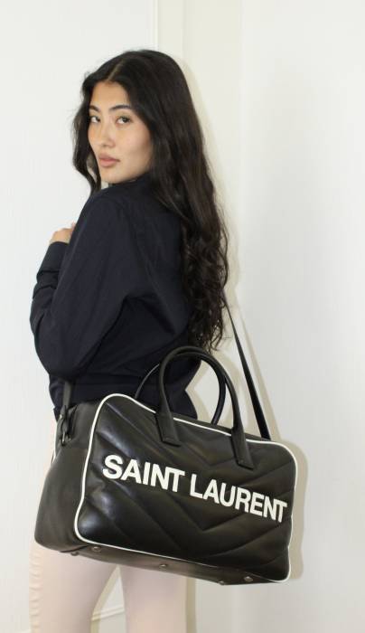 Sac Miles Bowling noir Yves Saint Laurent