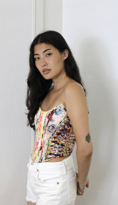 Floral print corset Zimmermann