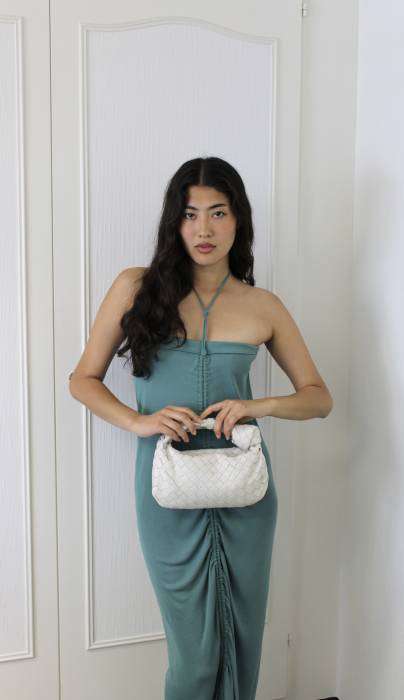 White Jodie Mini bag Bottega Veneta