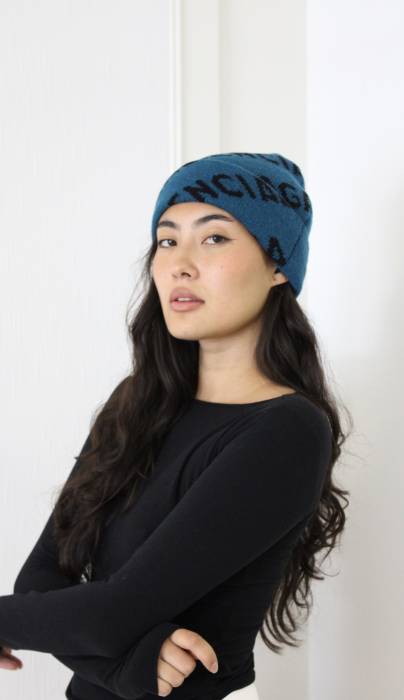 Blue hat Balenciaga