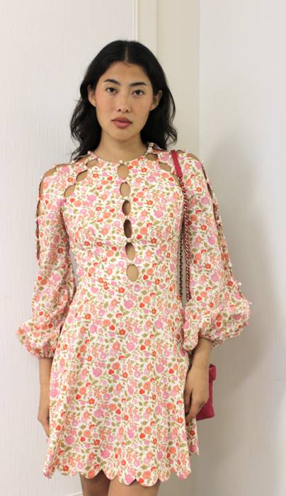 Floral printed linen dress Zimmermann