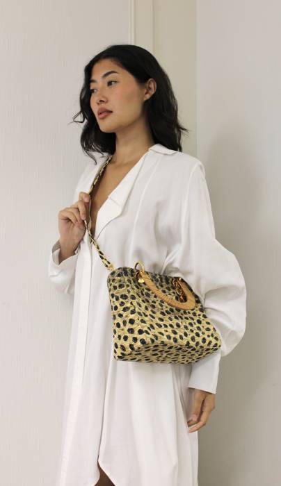 Lady medium leopard print bag Dior