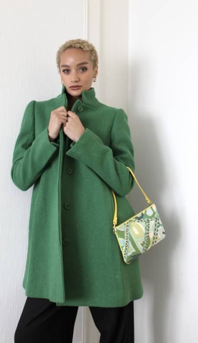 Green coat Stella McCartney