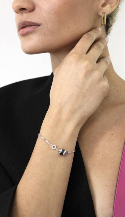 Armband „Save the Children“ aus Sterlingsilber und schwarzer Keramik Bulgari