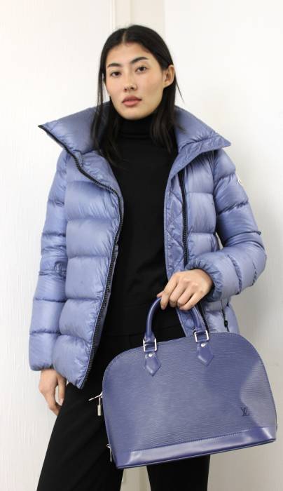 Sac Alma PM bleu en cuir épi Louis Vuitton