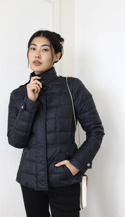 Short black down jacket Moncler