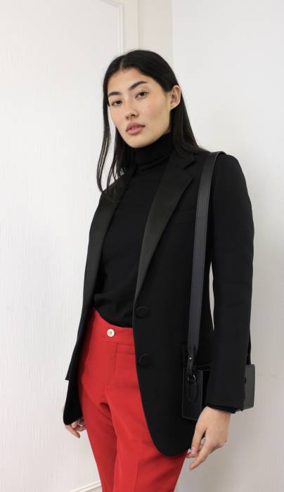 Black tuxedo blazer Celine