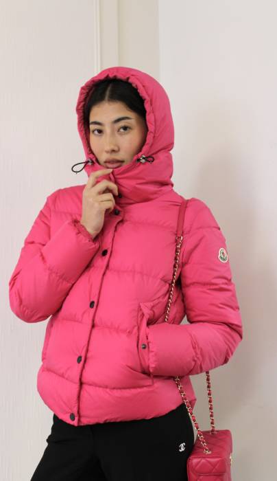 Moncler fushia down jacket Moncler