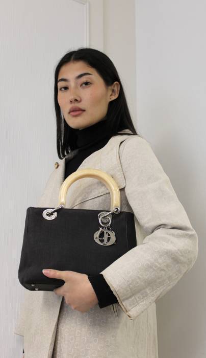 Sac Lady en nylon Dior