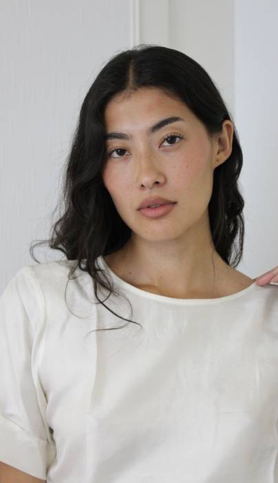 Haut fluide écru Yves Saint Laurent