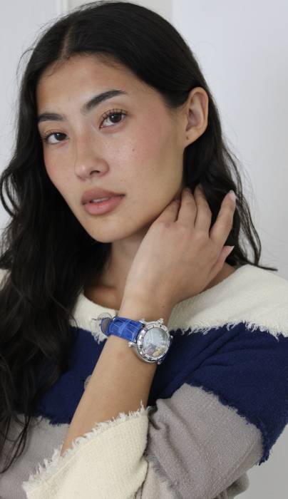 Montre Happy Sport avec cadran bleu Chopard