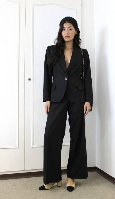 Gestreiftes Kostümset Dior