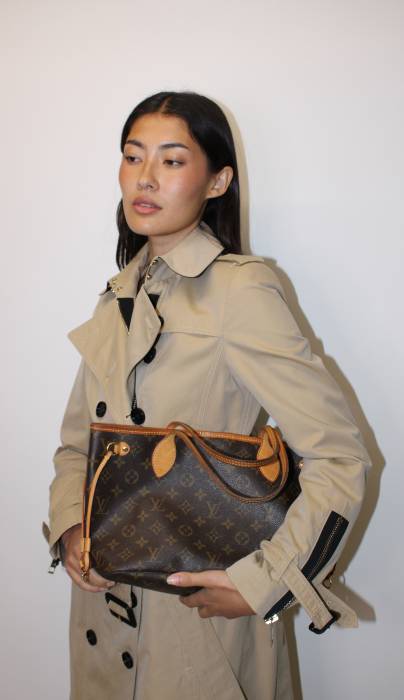 Sac Neverfull PM en toile Monogram et cuir Louis Vuitton