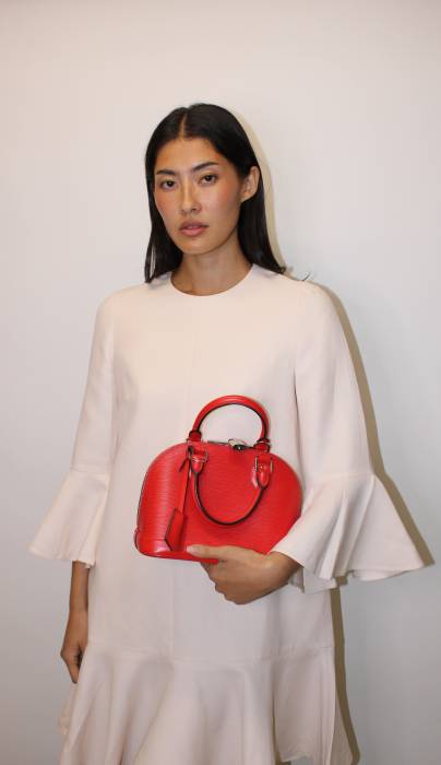 Sac Alma BB rouge Louis Vuitton