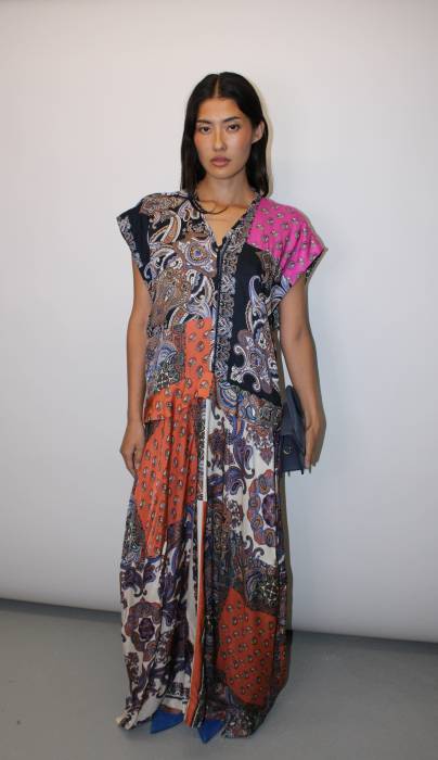 Long scarf print dress Chloé