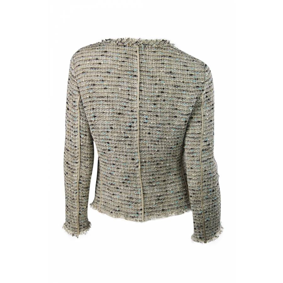 Cotton and wool jacket