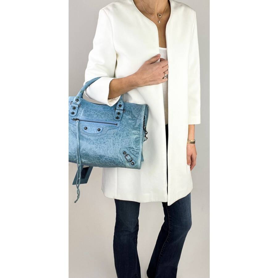 Manteau en coton blanc