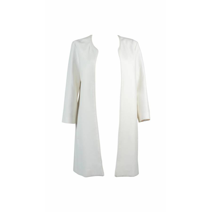 Manteau en coton blanc