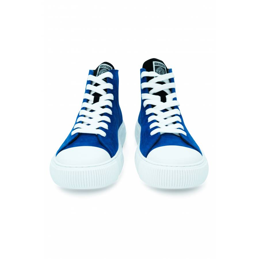 Sneakers en daim bleu