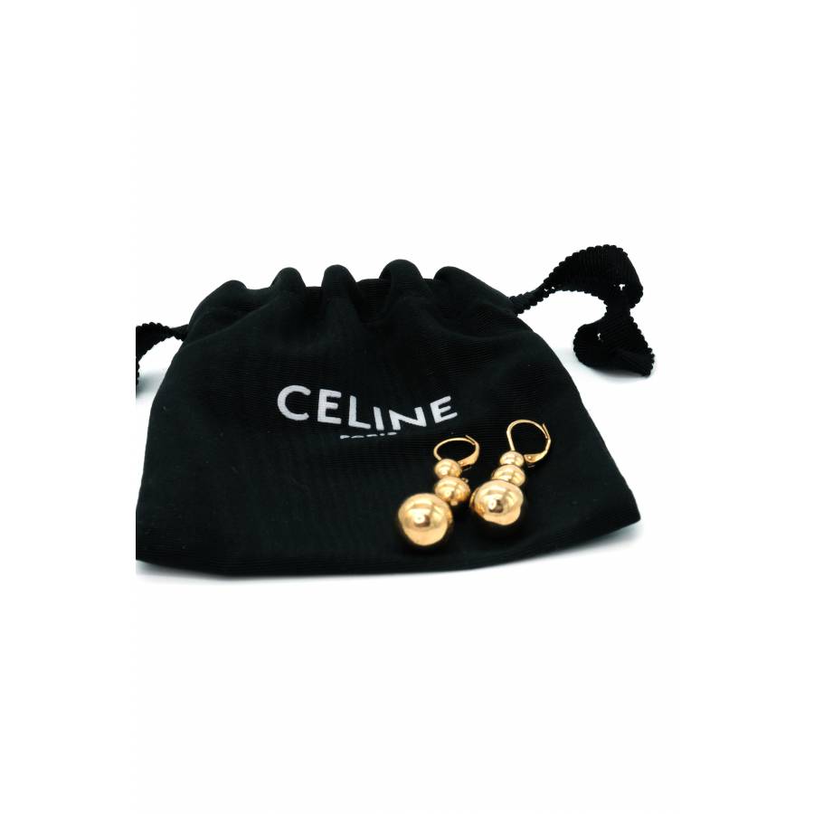 Céline-Ohrringe aus Gold