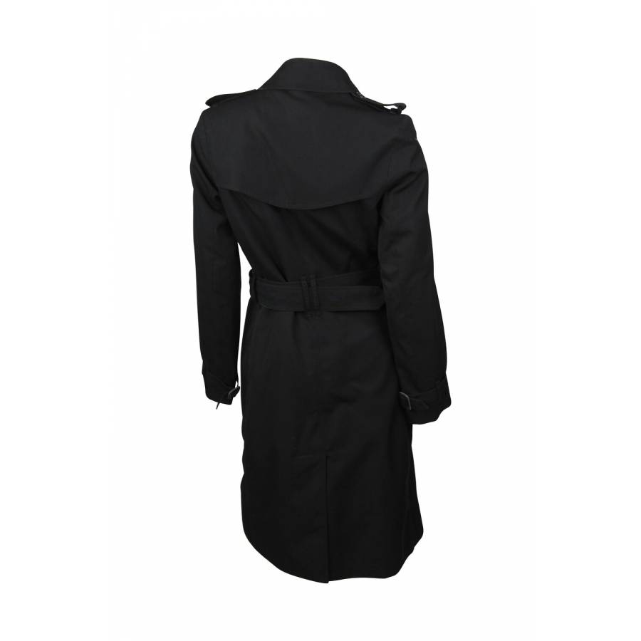 Burberry Trenchcoat aus schwarzer Wolle