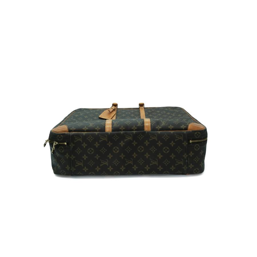 Louis Vuitton leather suitcase
