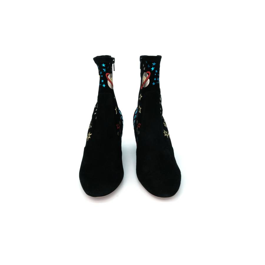 Black suede boots Valentino