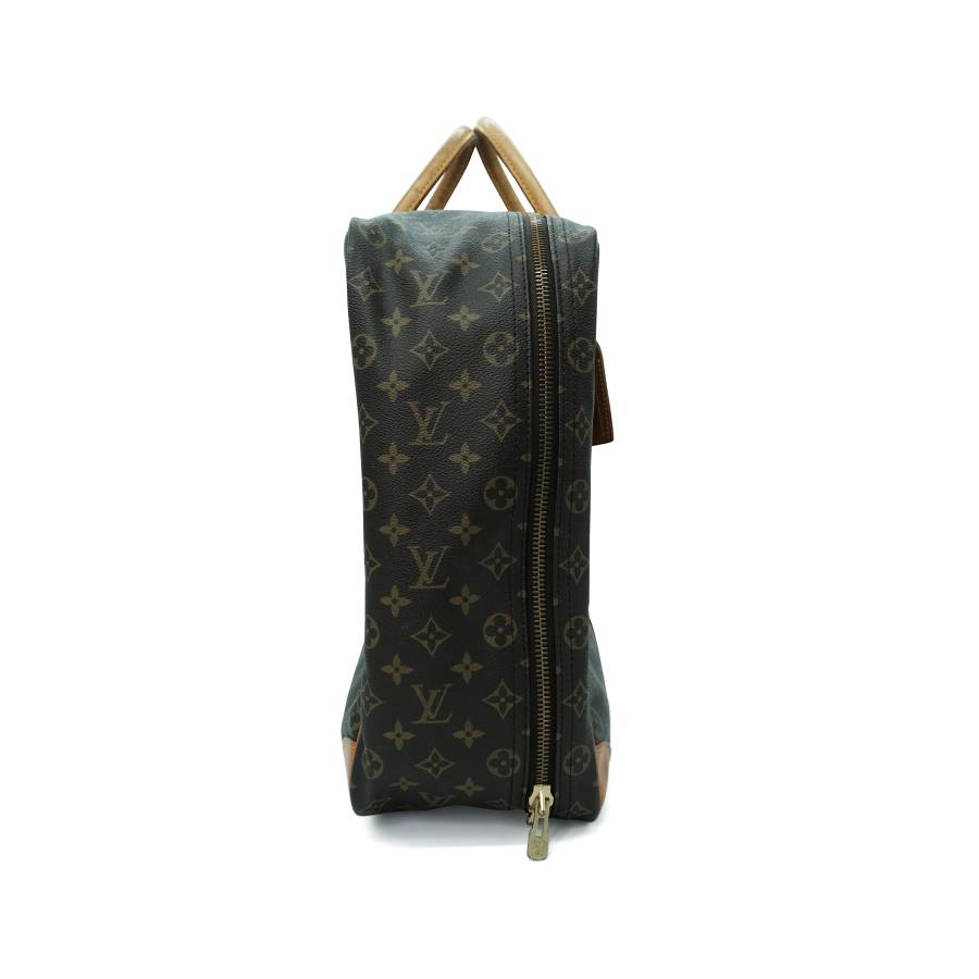 Louis Vuitton leather suitcase