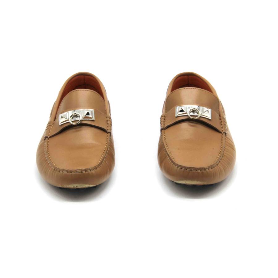 Irving loafers in camel leather