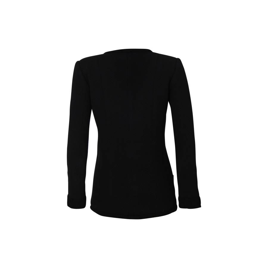 Chanel black cotton jacket