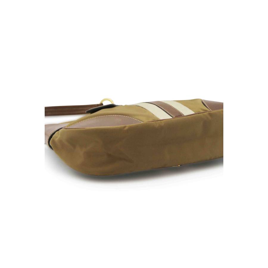 Brown leather handbag Prada