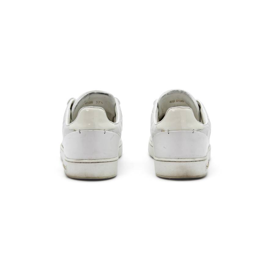 Weiße Sneakers aus Leder