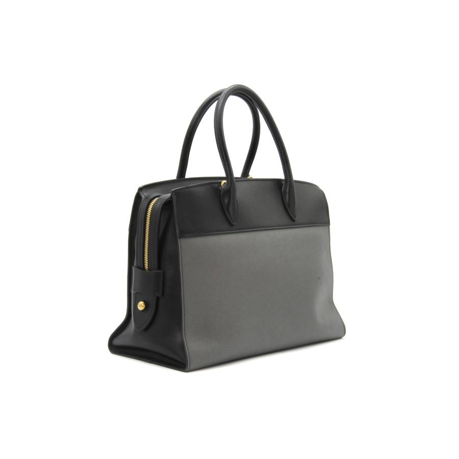 Black leather handbag Prada
