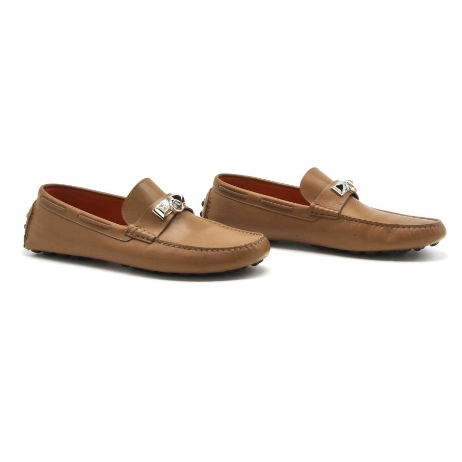 Irving loafers in camel leather