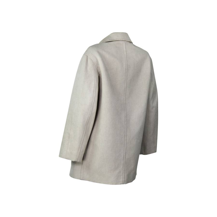 Beigefarbene Hermès-Jacke aus Baumwolle