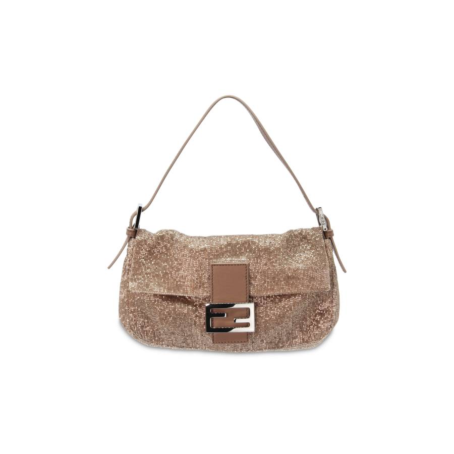 Fendi Baguette in leather and glitter