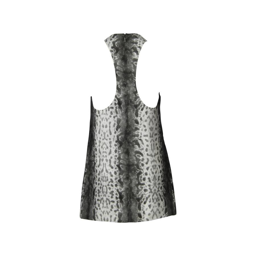 Gucci-Kleid aus grauer Seide