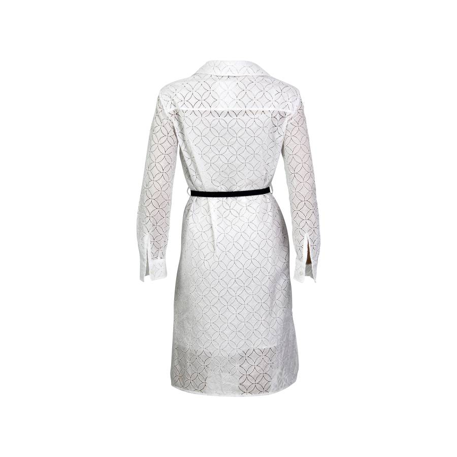 Weißes Seidenkleid von Louis Vuitton