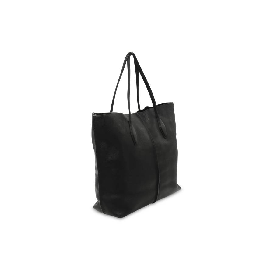 Tod's black leather tote bag