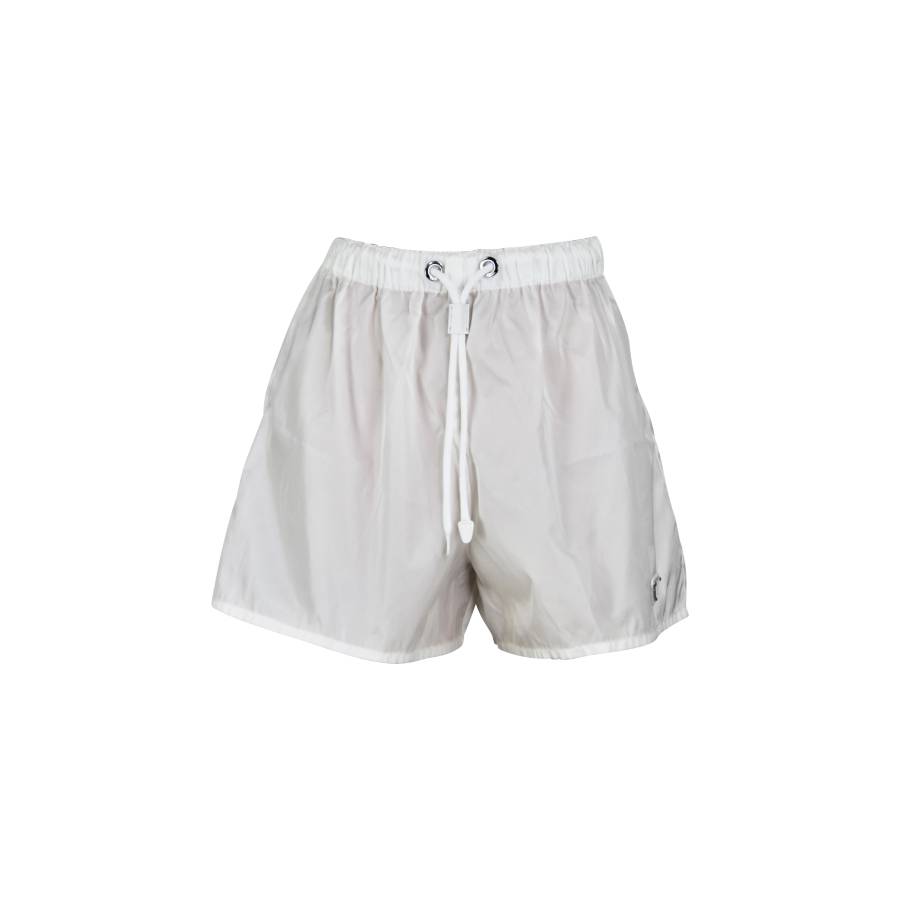 Weiße Nylon-Shorts von Prada