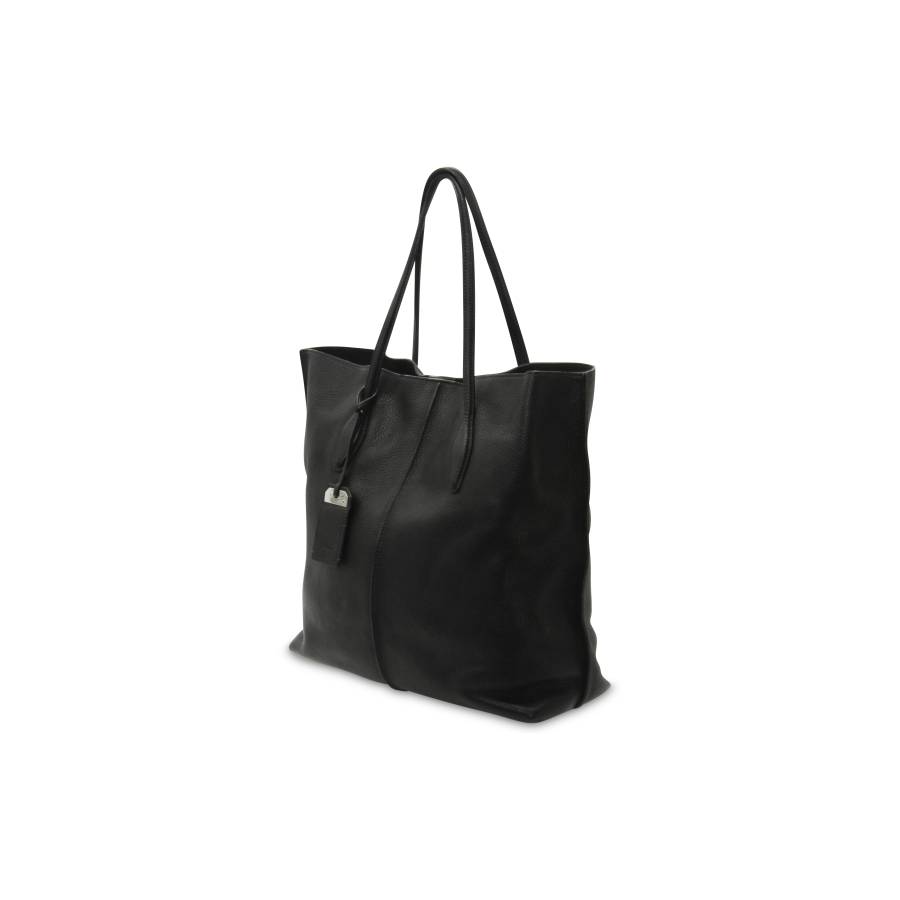 Tod's black leather tote bag