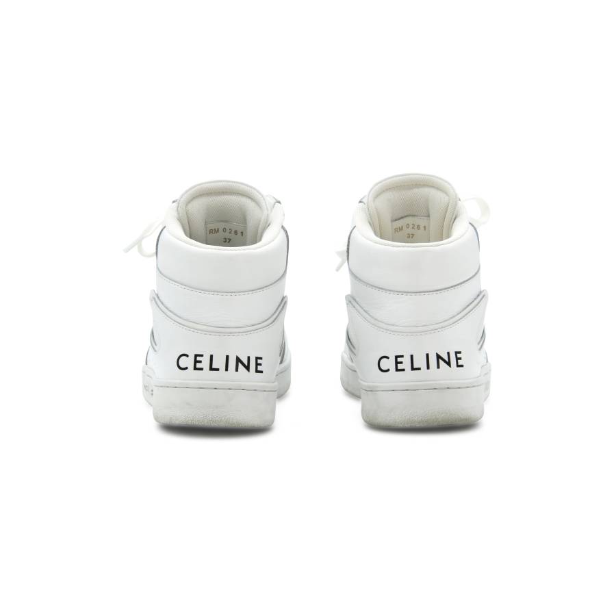 Celine Sneakers aus weißem Leder