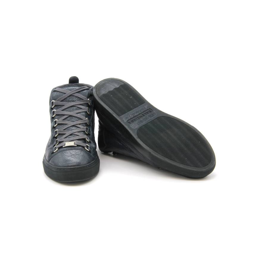 Balenciaga blue leather sneakers