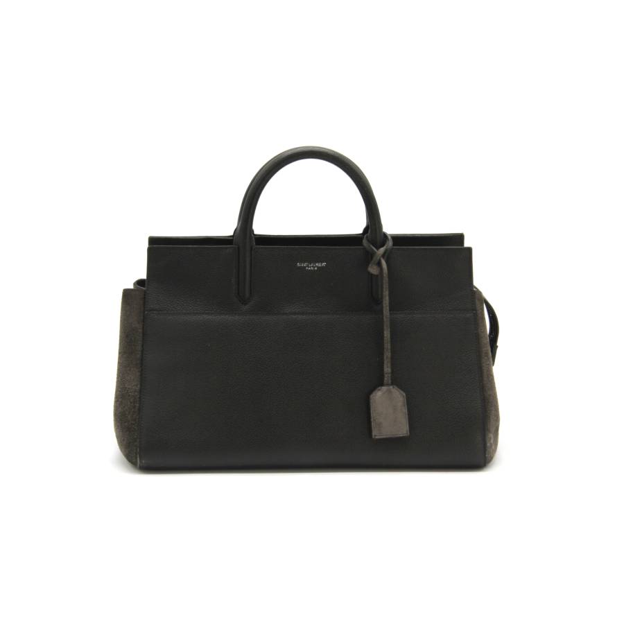 Brown leather handbag Yves Saint Laurent