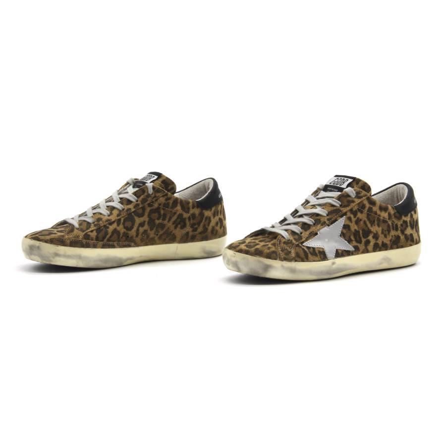 Golden Goose Sneakers mit Leopardenmuster