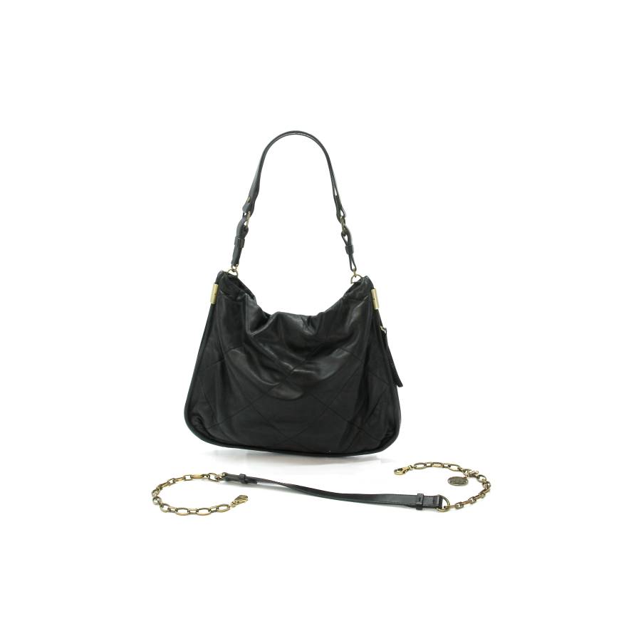 Lanvin-Tasche aus schwarzem Leder